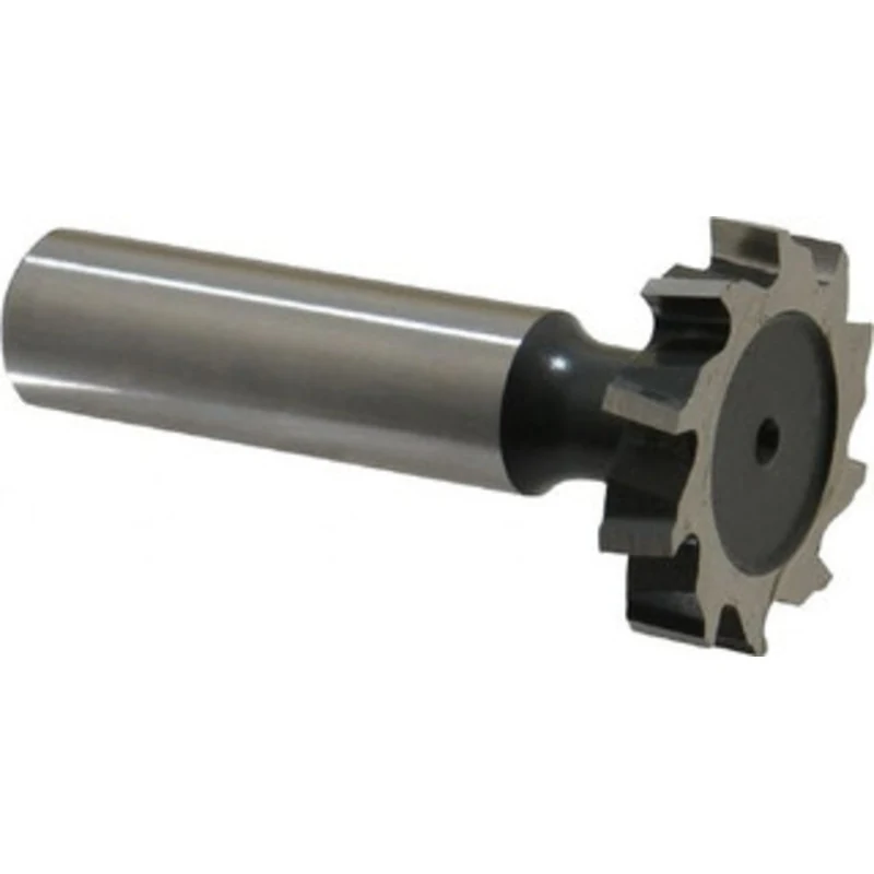 Value Collection ANSI 709 (Old Std # 17) 1-1/8 Cut Diam, 7/32 Cut Width, 1/2 Shank, Staggered-Tooth Woodruff Keyseat ...