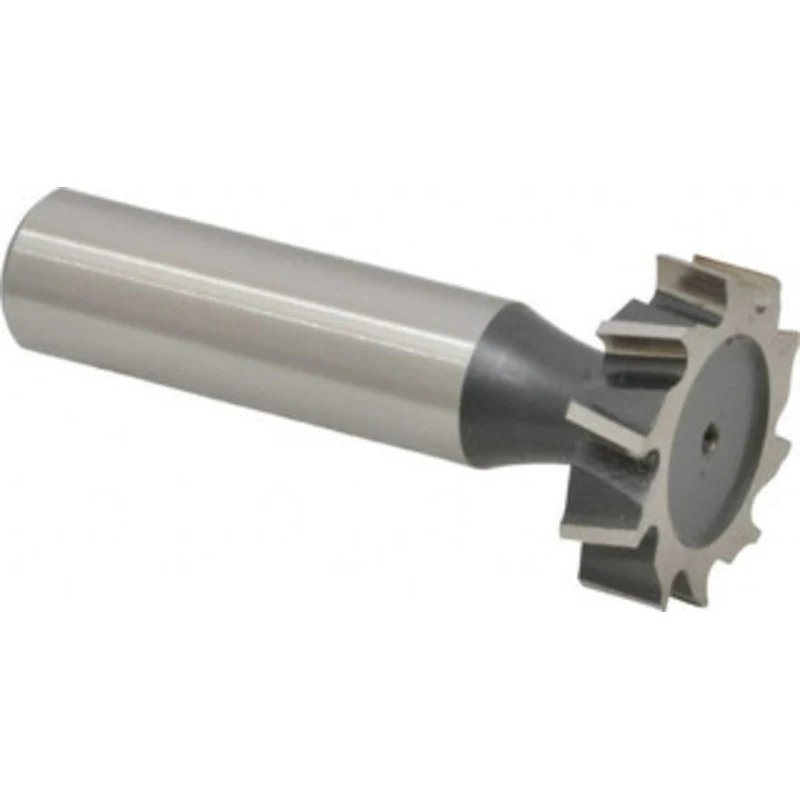 KEO ANSI 808 (Old Std # 15) 1 Cut Diam, 1/4 Cut Width, 1/2 Shank, Straight-Tooth Woodruff Keyseat Cutter High Speed S...