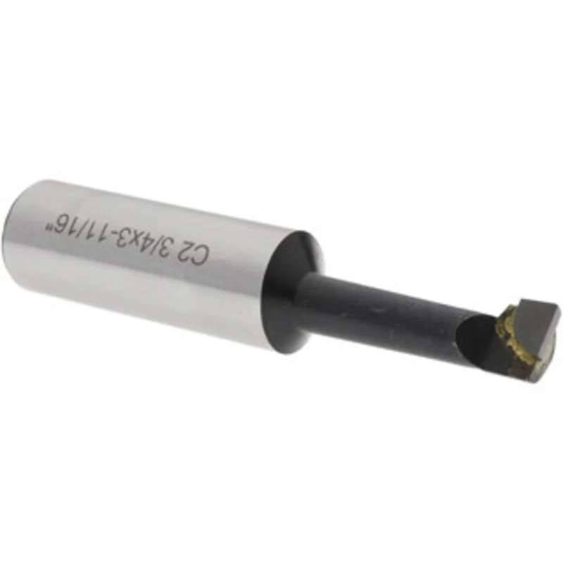 Value Collection Carbide Tipped Boring Bar, Grade C-2, 3/4 Shank, 7/16 Bore Dia, 3-11/16 OAL - 43-734-3