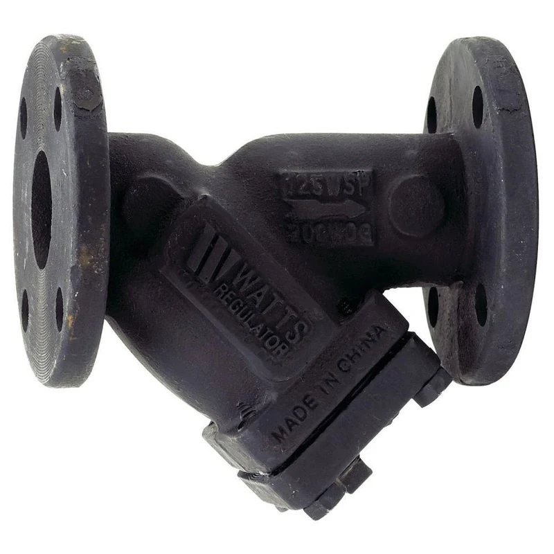 Watts 77F-DI-125 4 x 4 x 4 in. 125# Cast Iron IPS Flanged Wye Strainer | Ferguson