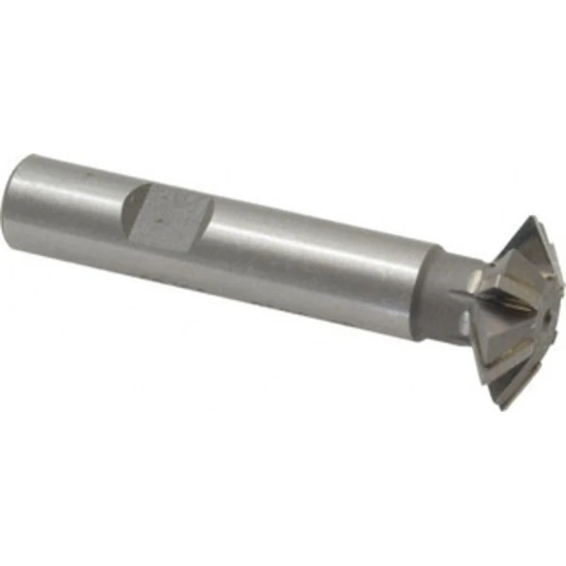Whitney Tool 1 1 Cut Diam, 5/16 Cut Width, 1/2 Shank, Carbide-Tipped Double-Angle Cutter Uncoated, 6 Teeth, 2-27/32 O...