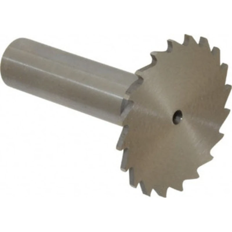 Whitney Tool 1-1/2 Cut Diam, 1/16 Cut Width, 1/2 Shank, Straight-Tooth Woodruff Keyseat Cutter Cobalt, Uncoated, 2-1/...
