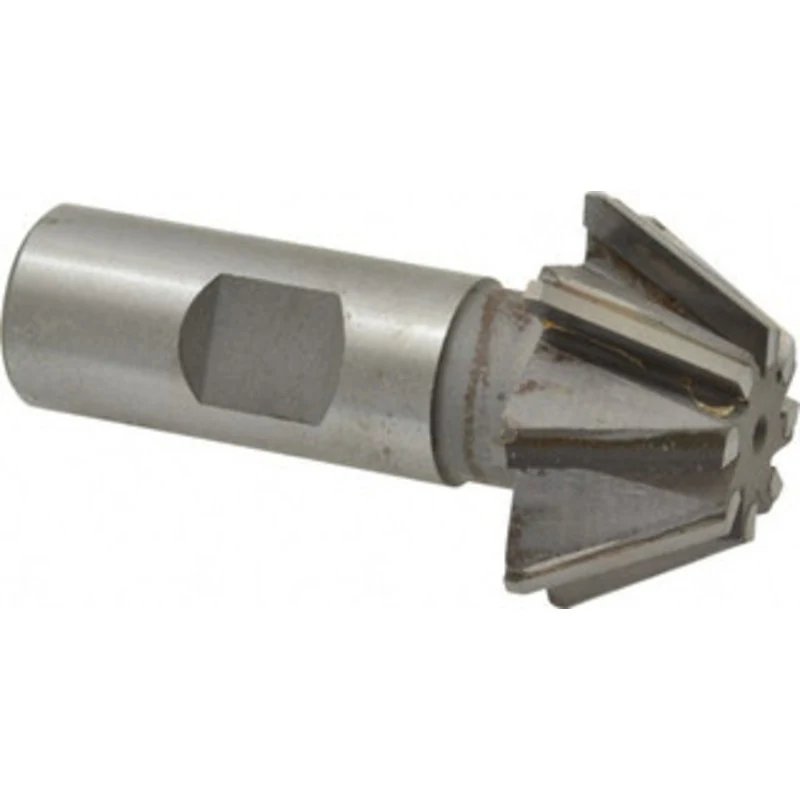 Whitney Tool 1-1/2 x 5/8 60 8-Tooth Carbide-Tipped Single-Angle Cutter Uncoated, Right Hand Cut, 2-3/4 OAL, 3/4 Shank...