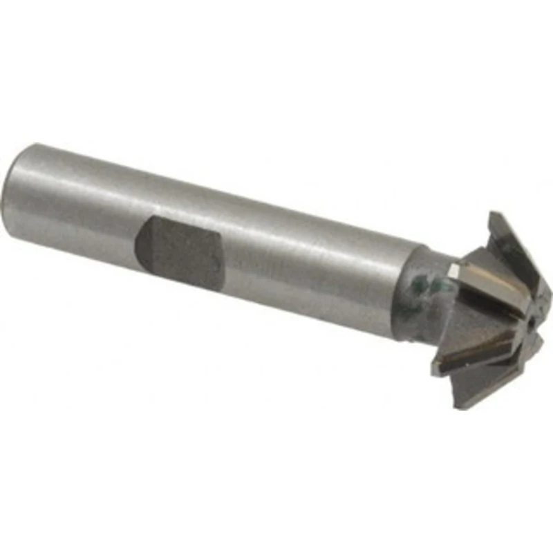 Whitney Tool 3/4 x 3/16 45 6-Tooth Carbide-Tipped Single-Angle Cutter Uncoated, Right Hand Cut, 2-1/8 OAL, 3/8 Shank ...