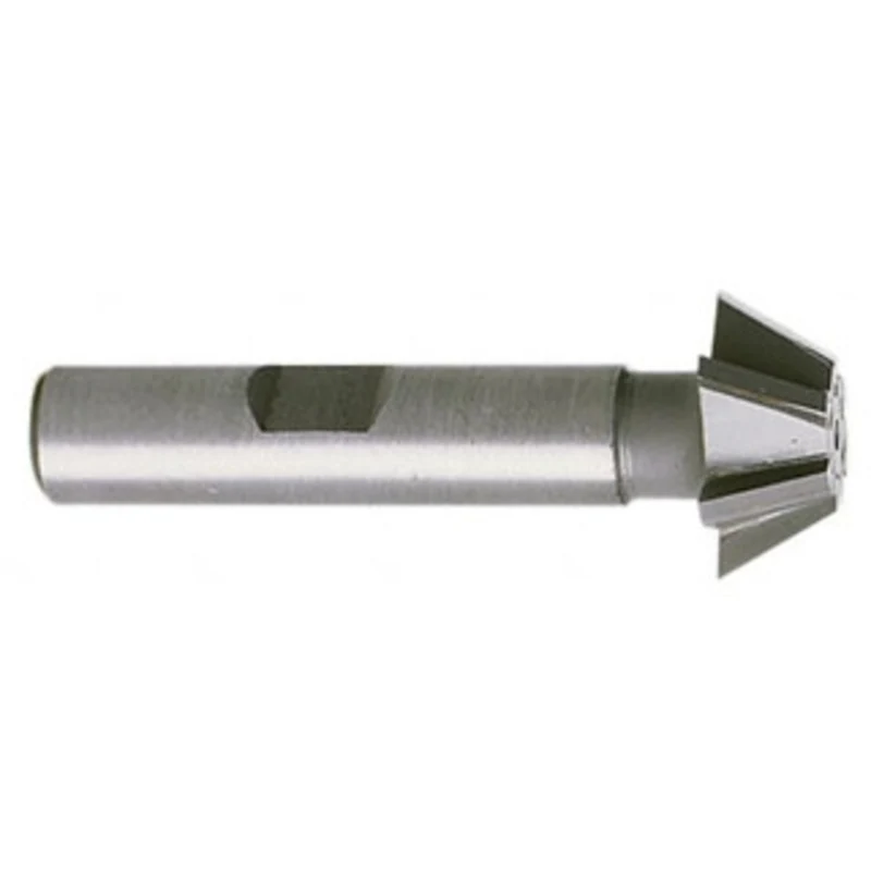 Whitney Tool 3/4 x 5/16 60 6-Tooth Carbide-Tipped Single-Angle Cutter TiN Finish, Right Hand Cut, 2-1/8 OAL, 3/8 Shan...