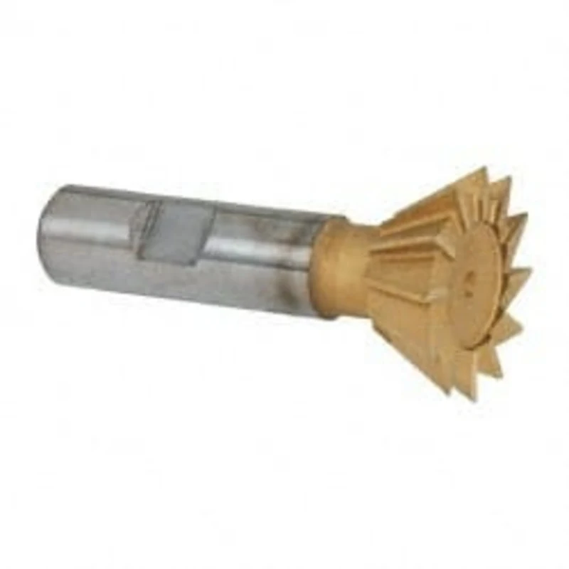 KEO 45 1 Cut Diam, 1/4 Cut Width, Cobalt Dovetail Cutter Uncoated, 1/2 Shank Diam, 2-1/4 Shank Length, 2-1/2 OAL, 10 ...