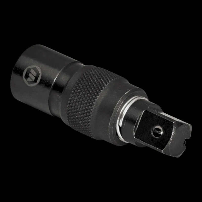 Wright Tool 2413 1/4" Drive Locking Adaptor w/Set Screw Black - 1/4"Female x 1/4"Male