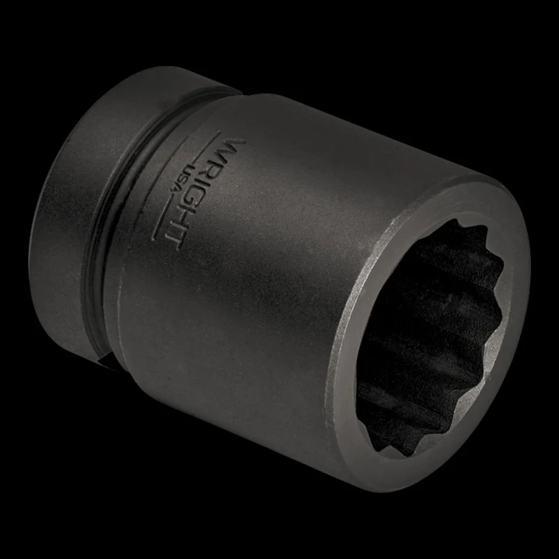 Wright Tool 84725 1-1/2" Drive 12 Point Standard Impact Socket - 1-9/16"