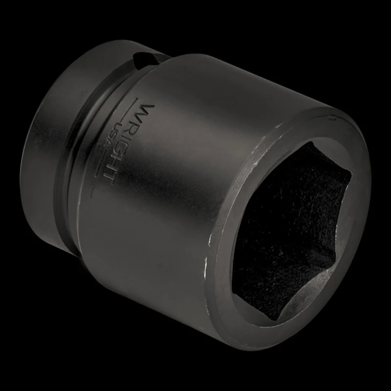 Wright Tool 8838 1" Drive 6 Point Standard Impact Socket - 1-3/16"