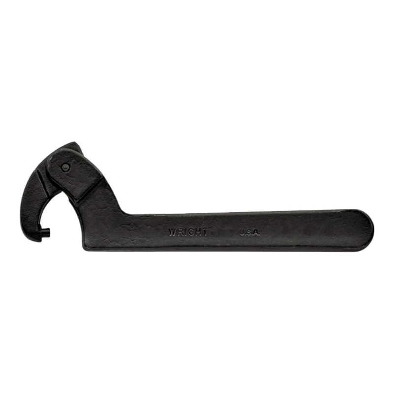 Wright Tool 9640 Spanner Wrench Adjustable Pin Black Industrial Capacity Range - 3/4" to 2"